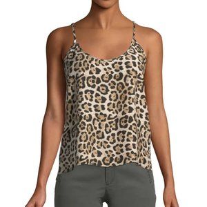 ATM Anthony Thomas Melillo Silk Cami Tank Leopard Animal Print size Small